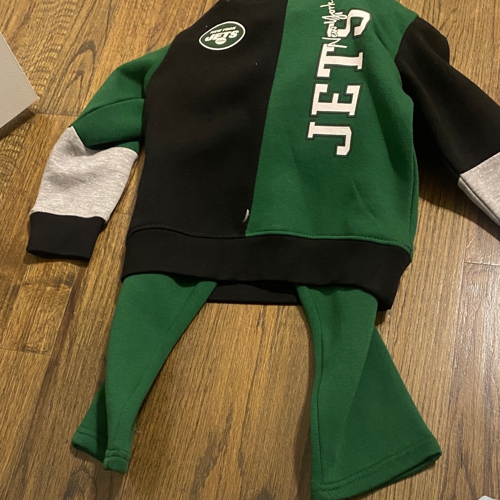 Green and Black Jets Sweatshirt
